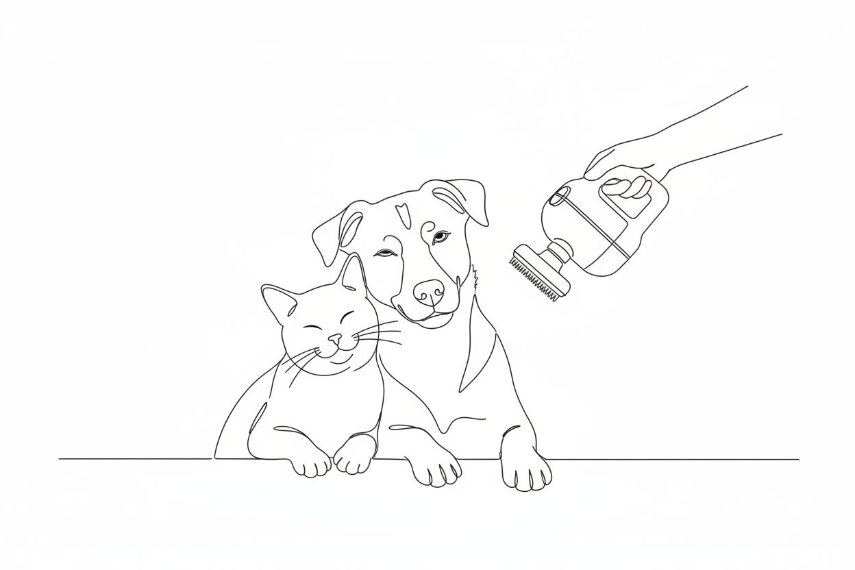 Chat et chien comme meilleurs amis